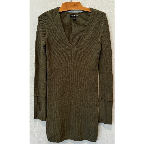 SOMETHING NAVY Fitted Ribbed Mini Tunic Sweater Dress Size XS - Picture 11 of 12